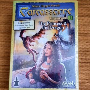 Carcassonne: Expansion 3-The Princess & The Dragon- NEW SEALED